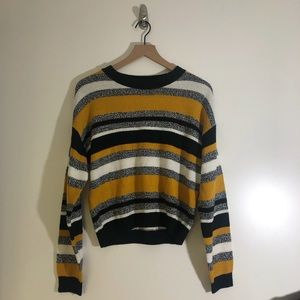 H&M striped sweater juniors